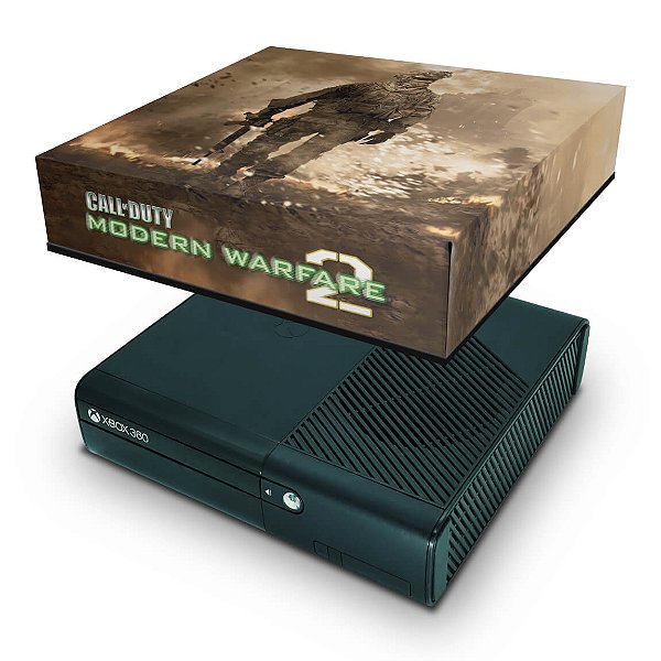 Xbox 360 Super Slim Capa Anti Poeira - Modern Warfare 2