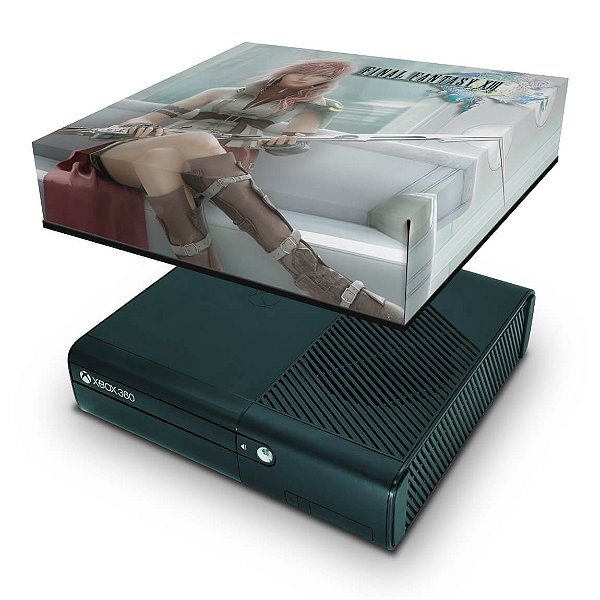 Xbox 360 Super Slim Capa Anti Poeira - Final Fantasy Xiii #a