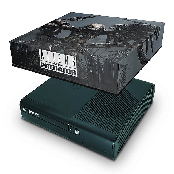 Xbox 360 Super Slim Capa Anti Poeira - Aliens Vs Predators