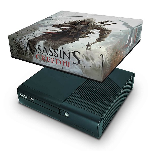 Xbox 360 Super Slim Capa Anti Poeira - Assassins Creed 3