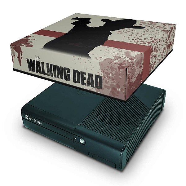 Xbox 360 Super Slim Capa Anti Poeira - The Walking Dead #a