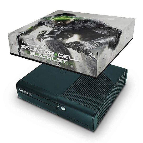 Xbox 360 Super Slim Capa Anti Poeira - Splinter Cell Black