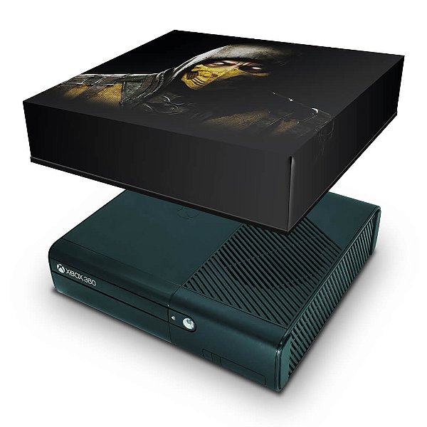 Xbox 360 Super Slim Capa Anti Poeira - Mortal Kombat X #a