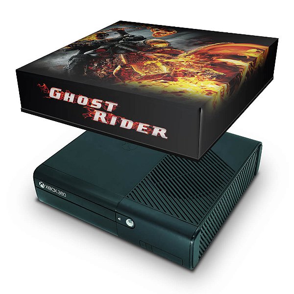 Xbox 360 Super Slim Capa Anti Poeira - Motoqueiro Fantasma A