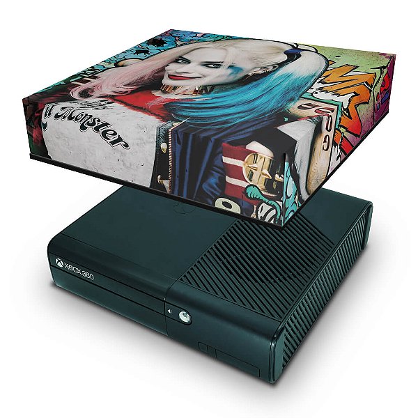Xbox 360 Super Slim Capa Anti Poeira - Esquadrão Suicida #a