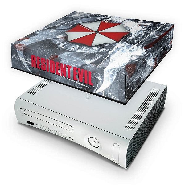 Xbox 360 Fat Capa Anti Poeira - Resident Evil Umbrella