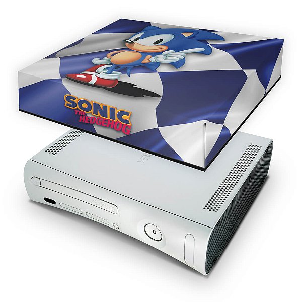 Xbox 360 Fat Capa Anti Poeira - Sonic The Hedgehog