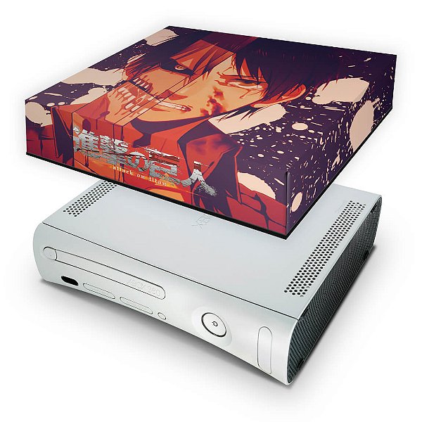 Xbox 360 Fat Capa Anti Poeira - Attack On Titan #a