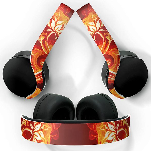 PS5 Skin Headset Pulse 3D - Fire Flower