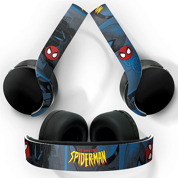 PS5 Skin Headset Pulse 3D - Homem-Aranha Spider-Man Comics