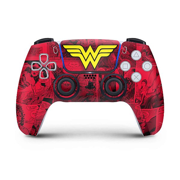 Skin PS5 Controle - Mulher Maravilha Comics