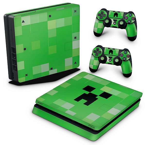 PS4 Slim Skin - Creeper Minecraft