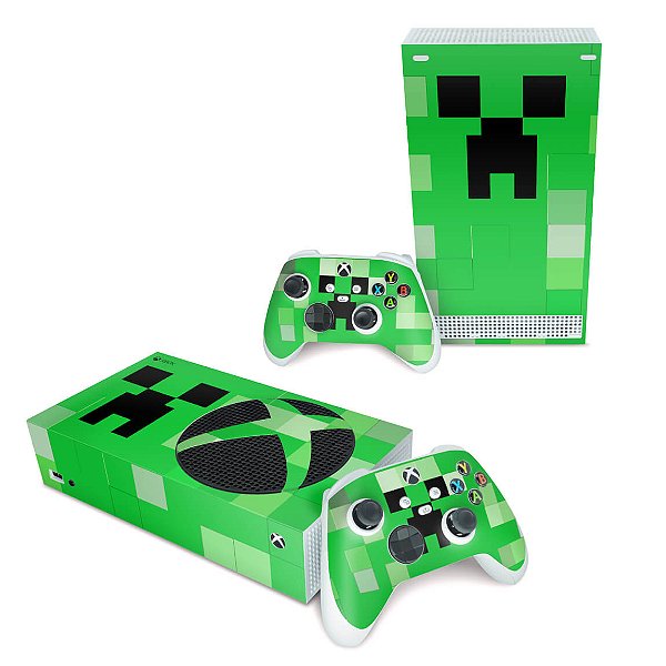 Xbox Series S Skin - Creeper Minecraft