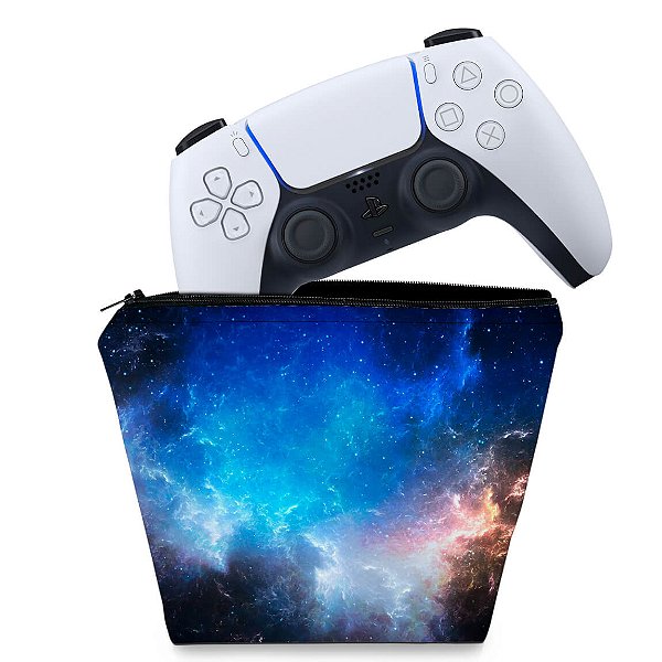 Capa PS5 Controle Case - Universo Cosmos