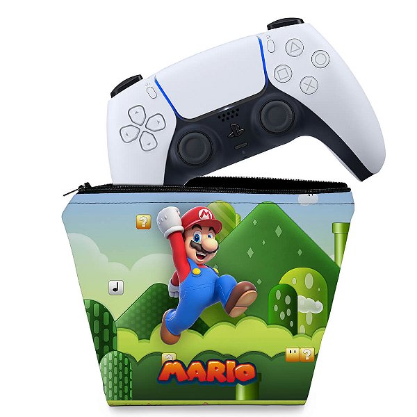 Capa PS5 Controle Case - Super Mario no Shoptime