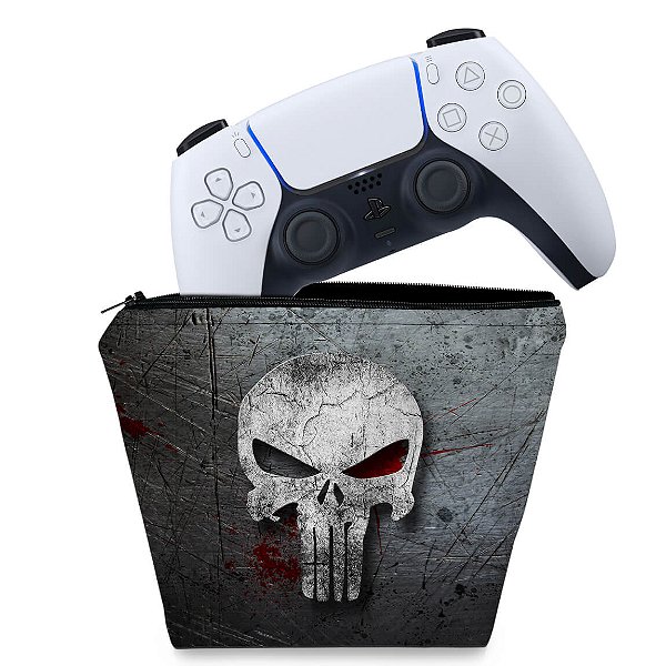 Capa PS5 Controle Case - The Punisher Justiceiro