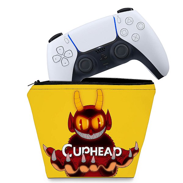 Capa PS5 Controle Case - Cuphead