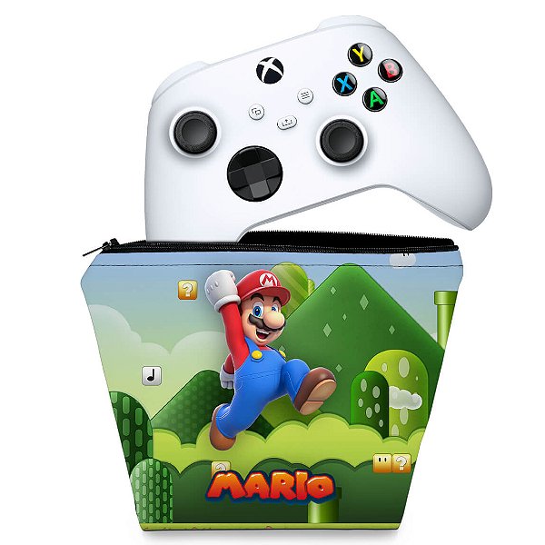 Capa Xbox Series S X Controle Case - Super Mario