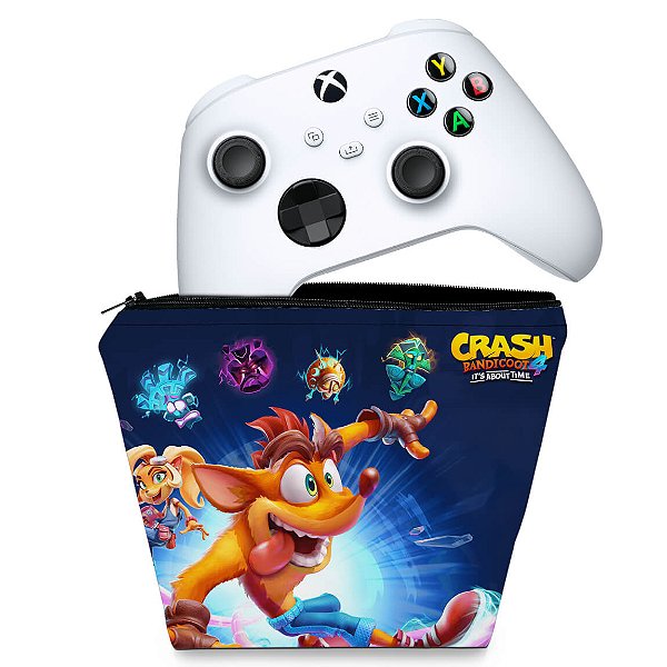 Capa Xbox Series S X Controle Case - Crash Bandicoot 4