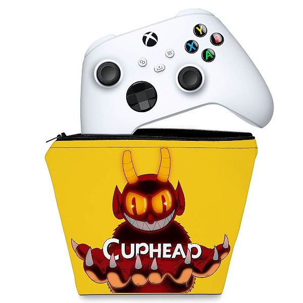 Capa Xbox Series S X Controle Case - Cuphead