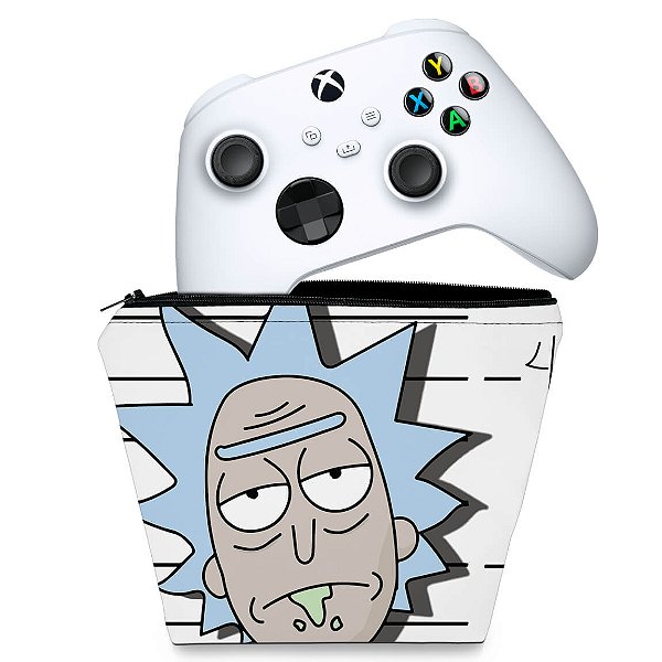 Capa Xbox Series S X Controle Case - Rick And Morty