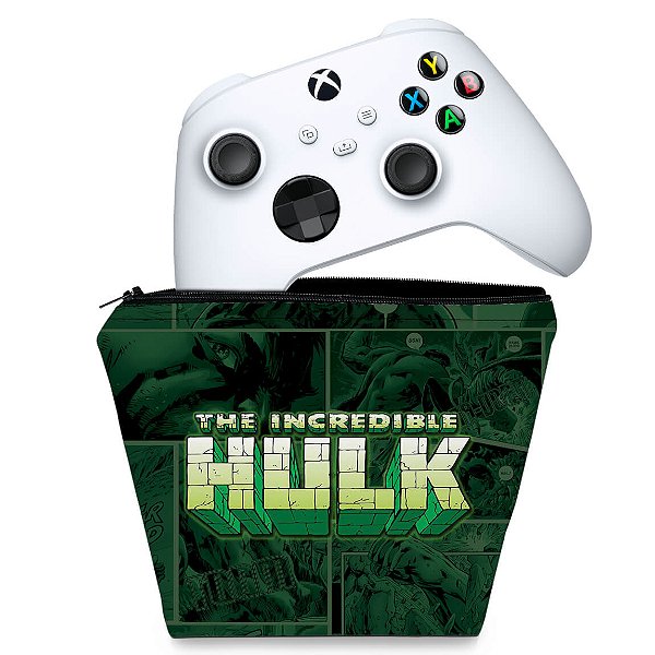 Capa Xbox Series S X Controle Case - Hulk Comics