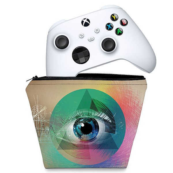 Capa Xbox Series S X Controle Case - Abstrato #89