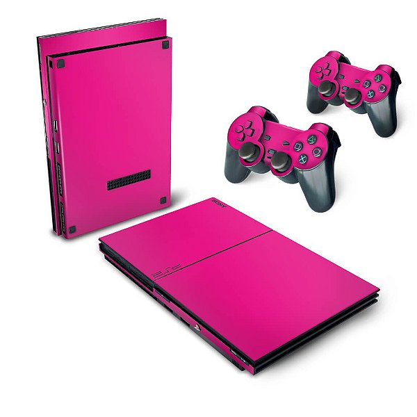 PS2 Slim Skin - Rosa