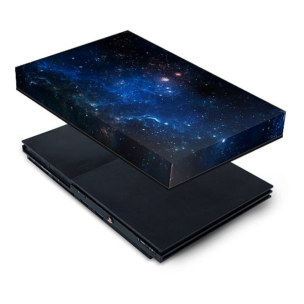 PS2 Slim Capa Anti Poeira - Universo Cosmos