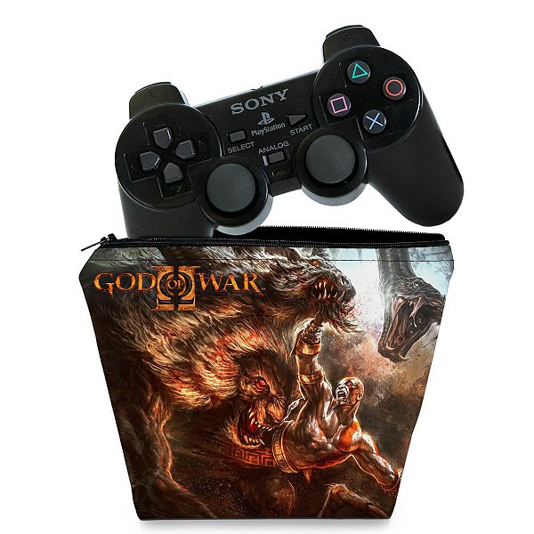 Capa PS2 Controle Case - God Of War 2 II