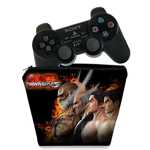Capa PS2 Controle Case - Tekken 5