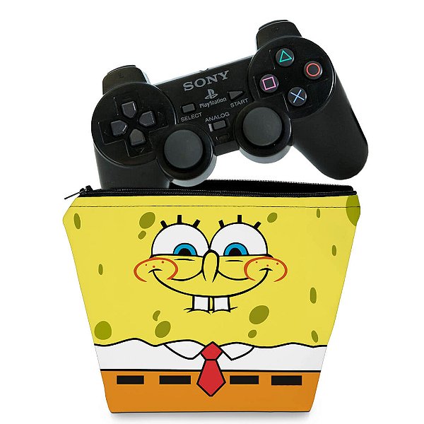 Capa PS2 Controle Case - Bob Esponja