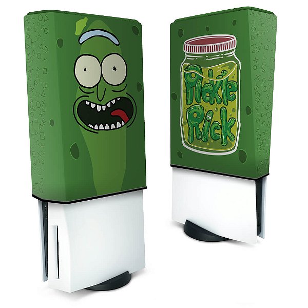 Capa PS5 Anti Poeira - Pickle Rick And Morty