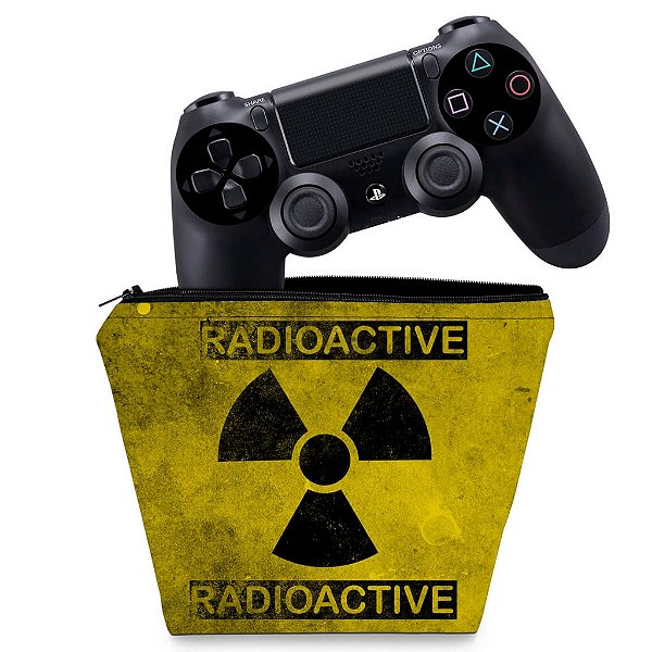 Capa PS4 Controle Case - Radioativo