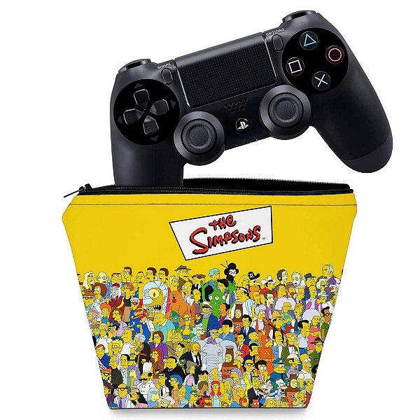 Capa PS4 Controle Case - The Simpsons