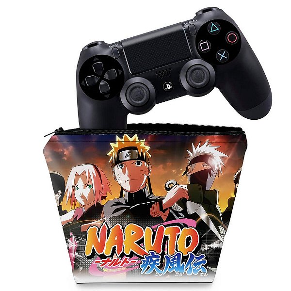 Capa PS4 Controle Case - Naruto