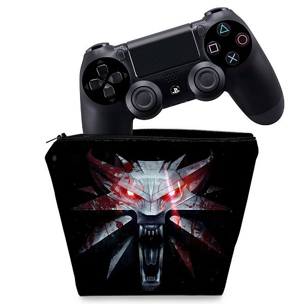 Capa PS4 Controle Case - The Witcher #A
