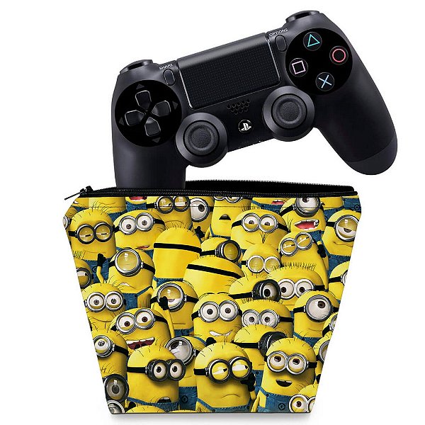 Capa PS4 Controle Case - Minions