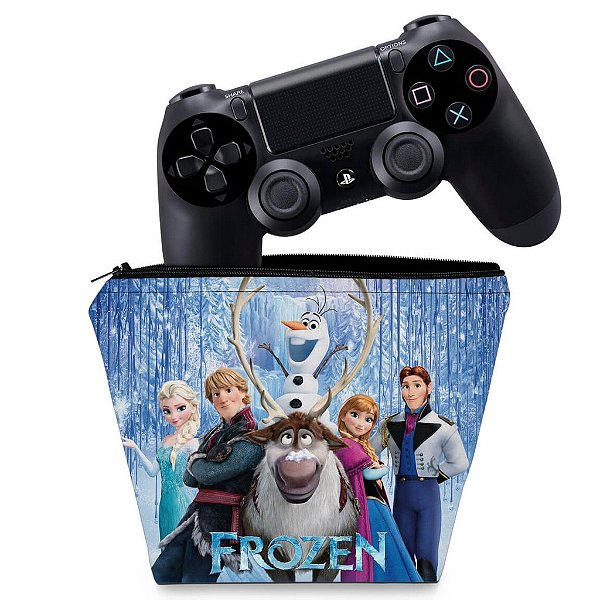 Capa PS4 Controle Case - Frozen
