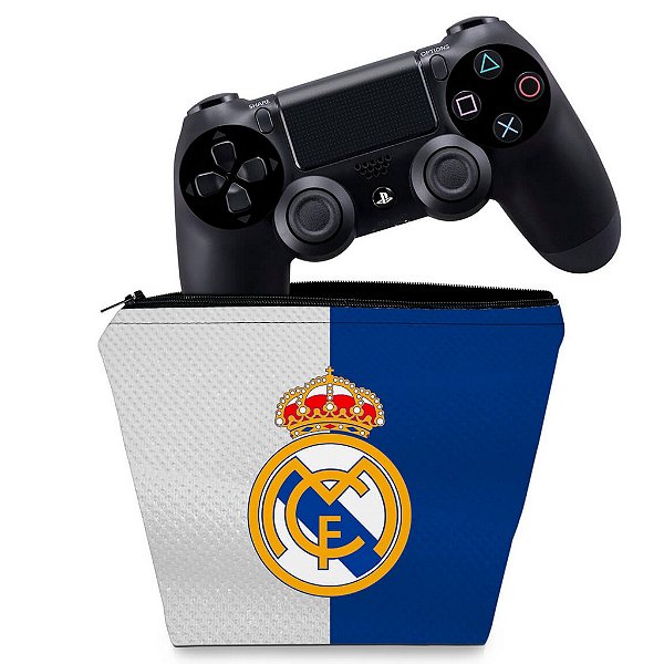 Capa PS4 Controle Case - Real Madrid