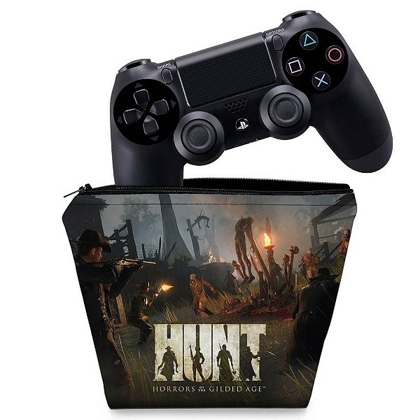 Capa PS4 Controle Case - Hunt: Horrors Of The Gilded Age