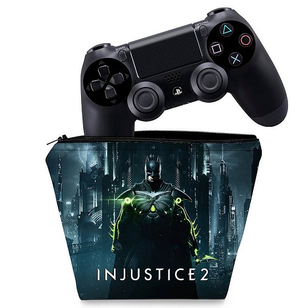 Capa PS4 Controle Case - Injustice 2
