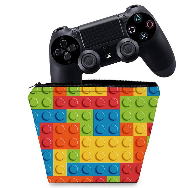 Capa PS4 Controle Case - Lego Peça