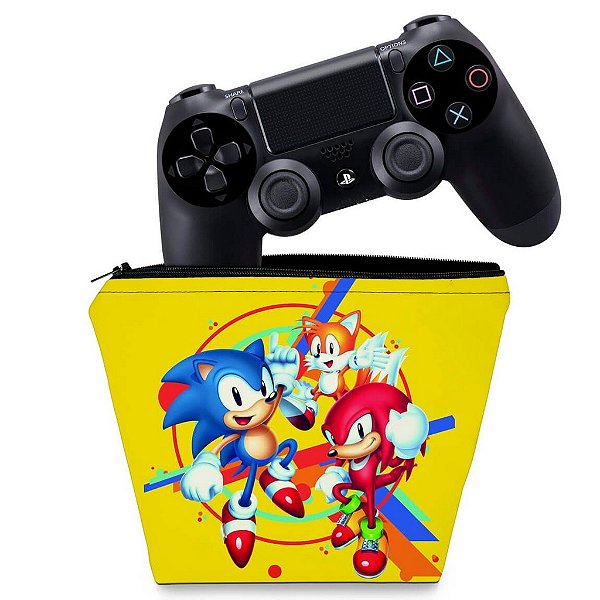 Capa PS4 Controle Case - Sonic Mania
