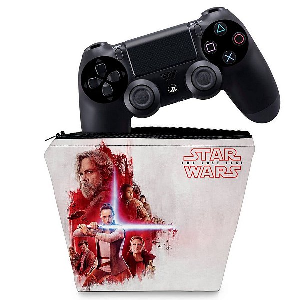 Capa PS4 Controle Case - Star Wars The Last Jedi