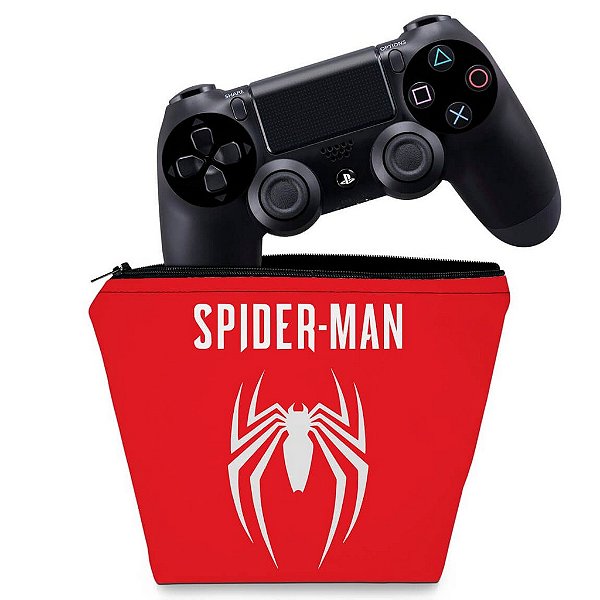 Capa PS4 Controle Case - Spider-Man Bundle