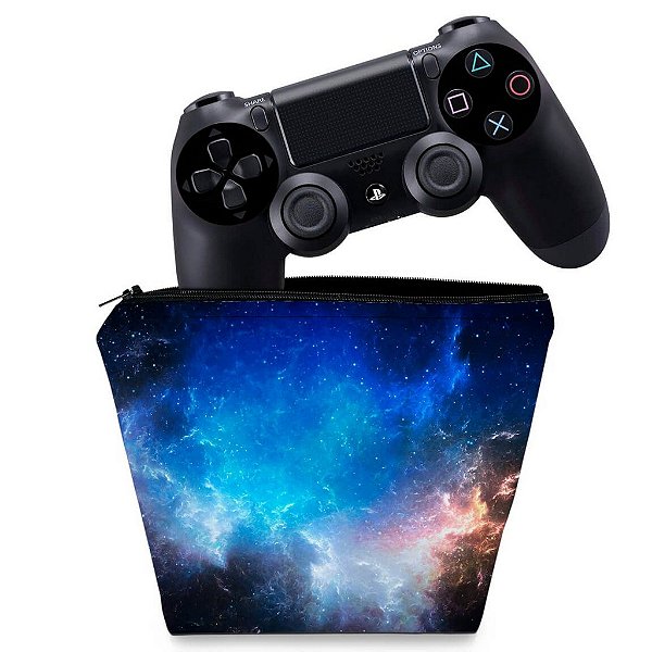 Capa PS4 Controle Case - Universo Cosmos