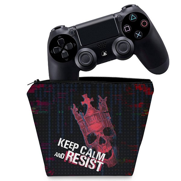Capa PS4 Controle Case - Watch Dogs Legion