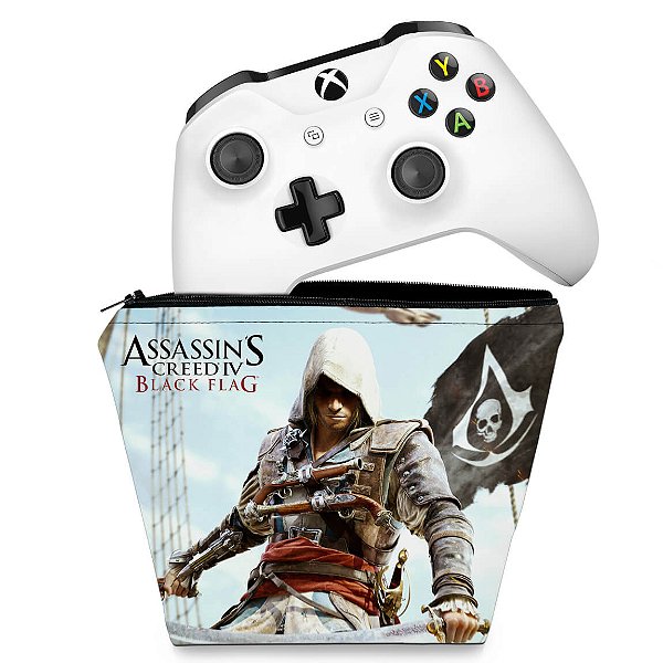 Capa Xbox One Controle Case - Assassins Creed Black Flag