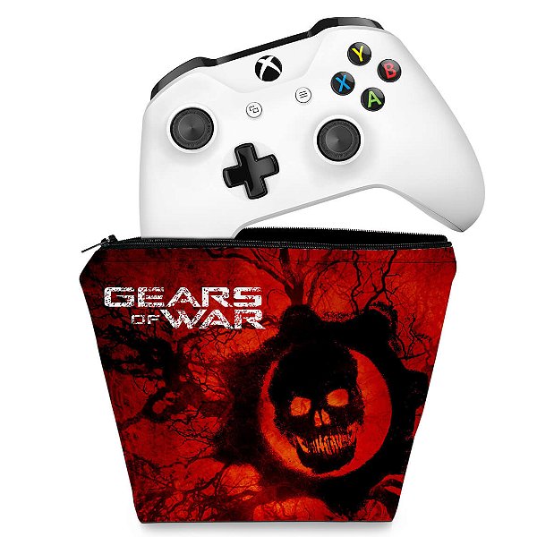 Capa Xbox One Controle Case - Gears of War - Skull